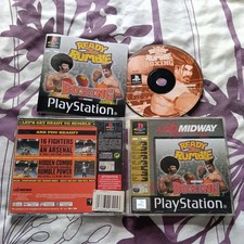 Ready 2 Rumble Boxing PS1 (COMPLETE) rare Sony PlayStation 1 black label