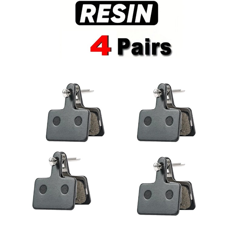 4Pairs Bicycle Disc Brake Pads Universal For Shimano Mechanical Hydraulic Bike