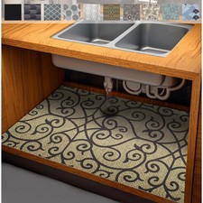 Waterproof Under Sink Mat, Absorbent Cabinet Protector, 24" x 36"
