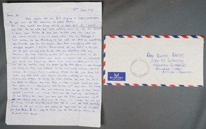 Mayfairstamps Ghana 1994 to Burma Camp Accra Arakan Barracks Cover & Letter cca_
