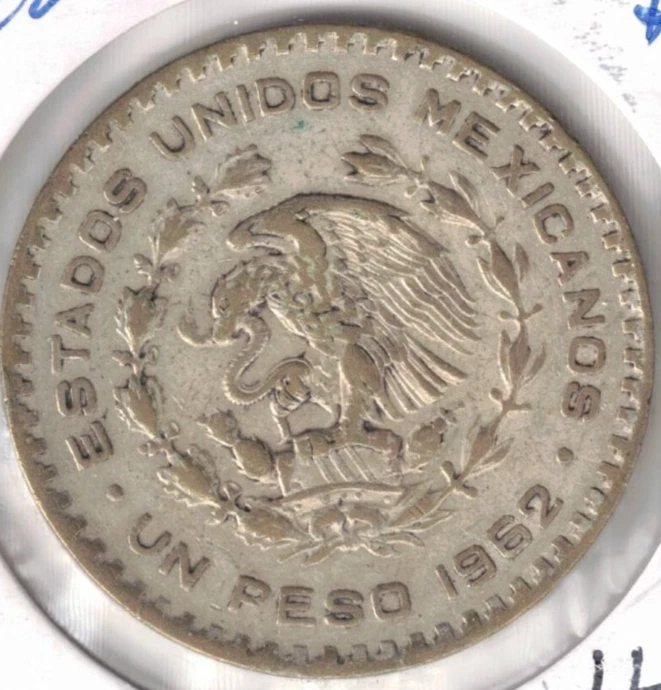 1 Peso 1962 Mexican Coins (1905-Now) for sale | eBay