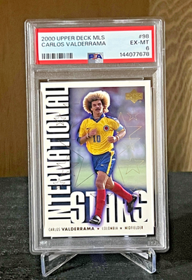 2000 Upper Deck MLS - International Stars Carlos Valderrama #98
