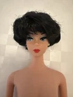 Vintage REPRODUCTION 1962/1958 Barbie Black Raven Bubble Cut Doll Mattel