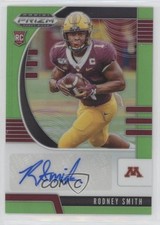 2020 Panini Prizm Draft Picks Rookies Neon Green /125 Rodney Smith #259 Auto uk2