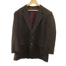 Loro Piana Brown Silk Cashmere Tailored Jacket AB4 Long Sleeve, Men  s Blazer