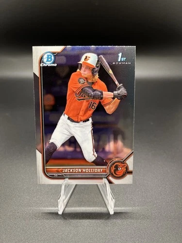 2022 Bowman Draft Chrome 1st #BDC-168 Jackson Holliday Baltimore Orioles