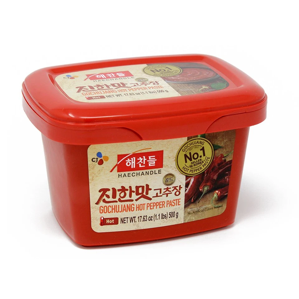 Haechandle Gochujang Hot Pepper Paste 500g Korean Spicy Red Chile 1 CJ Grocery