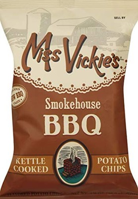 Miss Vickie's Kettle Cooked Potato Chips, Smokehouse BBQ, 1.375 Oz | 64 Ct