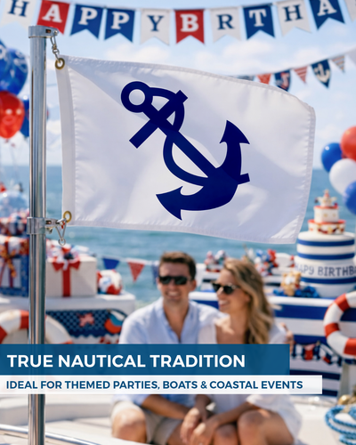 AGAS 12x18in Yacht Club Officers Flag– 200D Nylon - Multi Size Variation - Picture 68 of 128