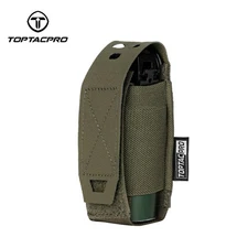 TOPTACPRO Tactical Flashbang Pouch Tool Bag Modular MOLLE Hunting Bag Airsoft