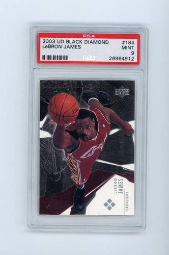 LeBron James #184 — 2003 Upper Deck Black Diamond basketball card