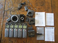 AT T CL82419 Cordless Phone 4 Handsets Answering System