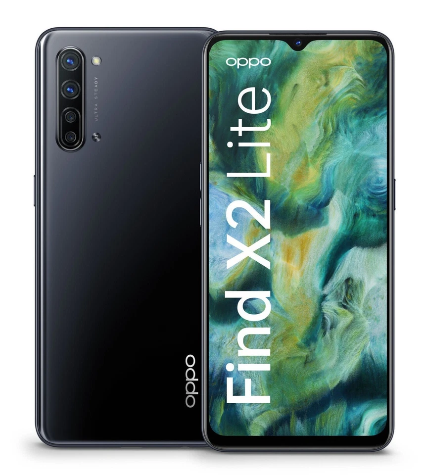 Oppo Find X2 Lite 5G CPH2005 6,4" Moonlight Black 128GB 48MP Handy - Bild 1 von 1