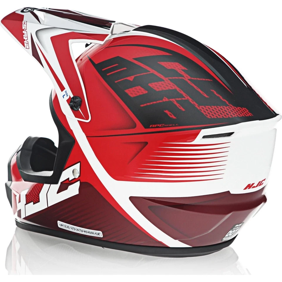 Casco todoterreno HJC CS-MX II Ellusion MX rojo/negro XS-XXL GRANDE MEDIANO PEQUEÑO XL Foto 4 de 4