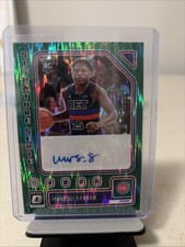2023-24 Panini Donruss Optic - Signature Series Marcus Sasser #SS-SAS Green...