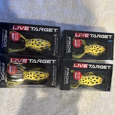 Live target frogs new box of four