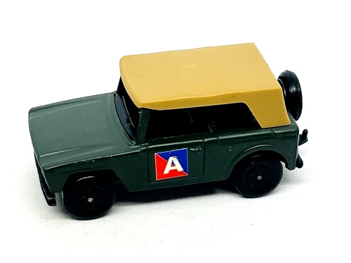 Matchbox Lesney Superfast Field Car in rarer olive drab, 4 spoke wheels, mint!