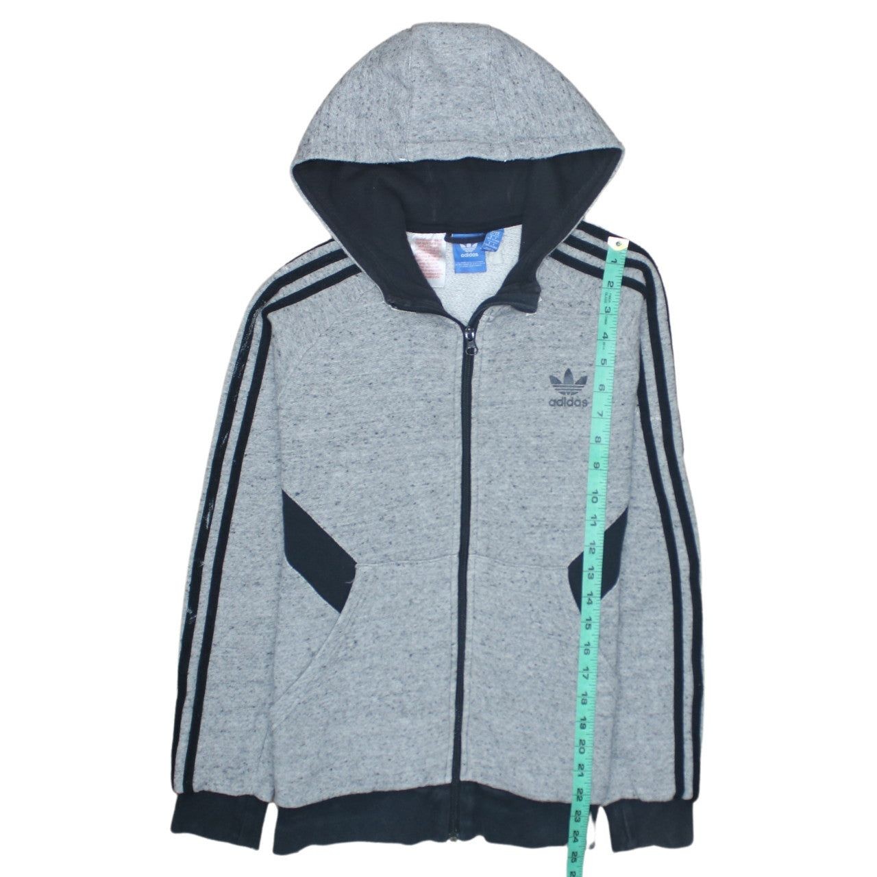 Adidas Grey Hoodie Womens L image 6
