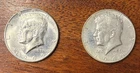2 - 40% Silver Kennedy Half Dollars - 1965-1966 Special Sets Uncirculated