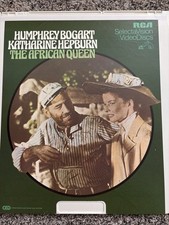 "The African Queen" Humphrey Bogart | RCA SelectaVision VideoDisc CED Preowned