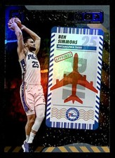 2021-22 Panini Hoops Frequent Flyers Winter Ben Simmons Philadelphia 76ers #5