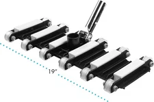 Milliard Extra-Wide 19" Heavy-Duty Flexible Pool and Spa Vacuum Head with Ball B