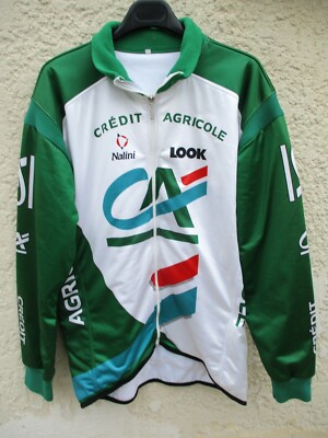 Veste Cycliste Nalini Credit Agricole Look, Collection Hiver, Taille XXL
