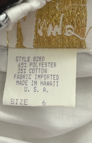 Vestido vintage Mamo Howell Hawaii Muumuu volantes en capas Aloha rojo negro para mujer 6 - Imagen 16 de 17