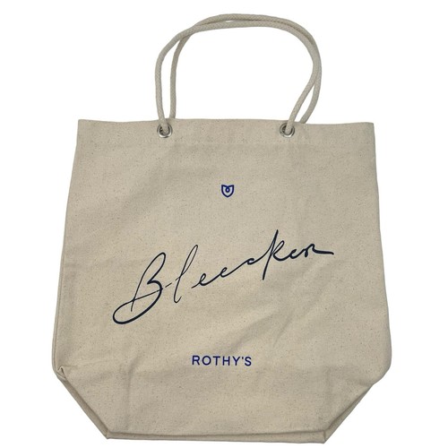 Rothy's NYC Bleecken Tote Bag Purse Canvas Beige Rope Handles NEW Shopper Store