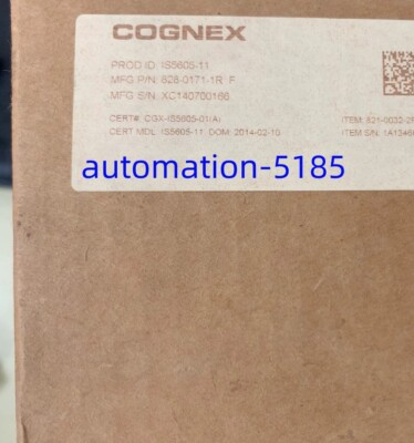 Brand NEW COGNEX  Intelligent Camera IS5605-11IS560511 BY FedEx /DHL