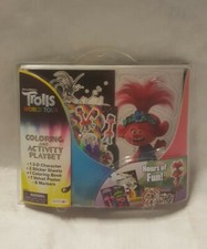 New DreamWorks Trolls World Tour Coloring and Activity Play Set