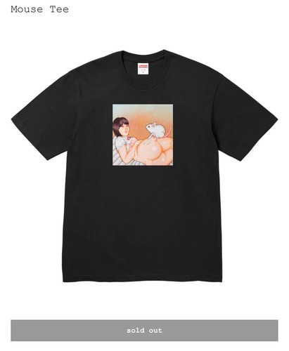 🔥Supreme Mouse Tee| LARGE| BLACK| SS25|  - Picture 2 of 2