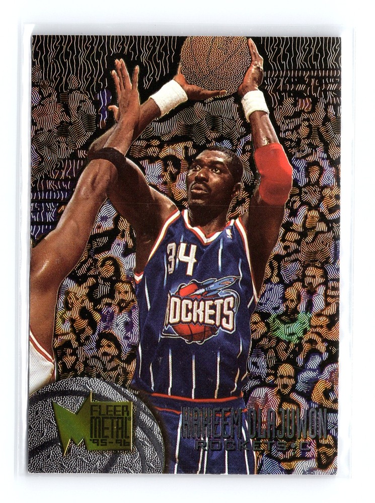 1995 Metal #154 Hakeem Olajuwon   Houston Rockets   NBA