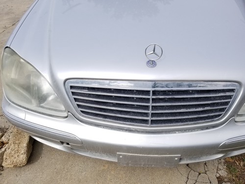 1999 2000 2001 2002 MERCEDES-BENZ W220 S500 S430 HOOD SILVER