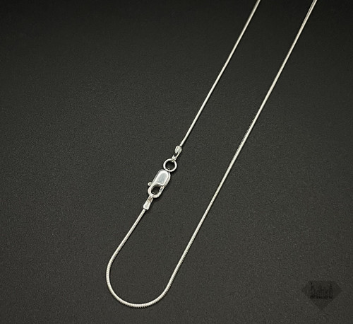 Italian Solid Sterling Silver Snake Link Chain Necklace 925 Silver Chain UNISEX