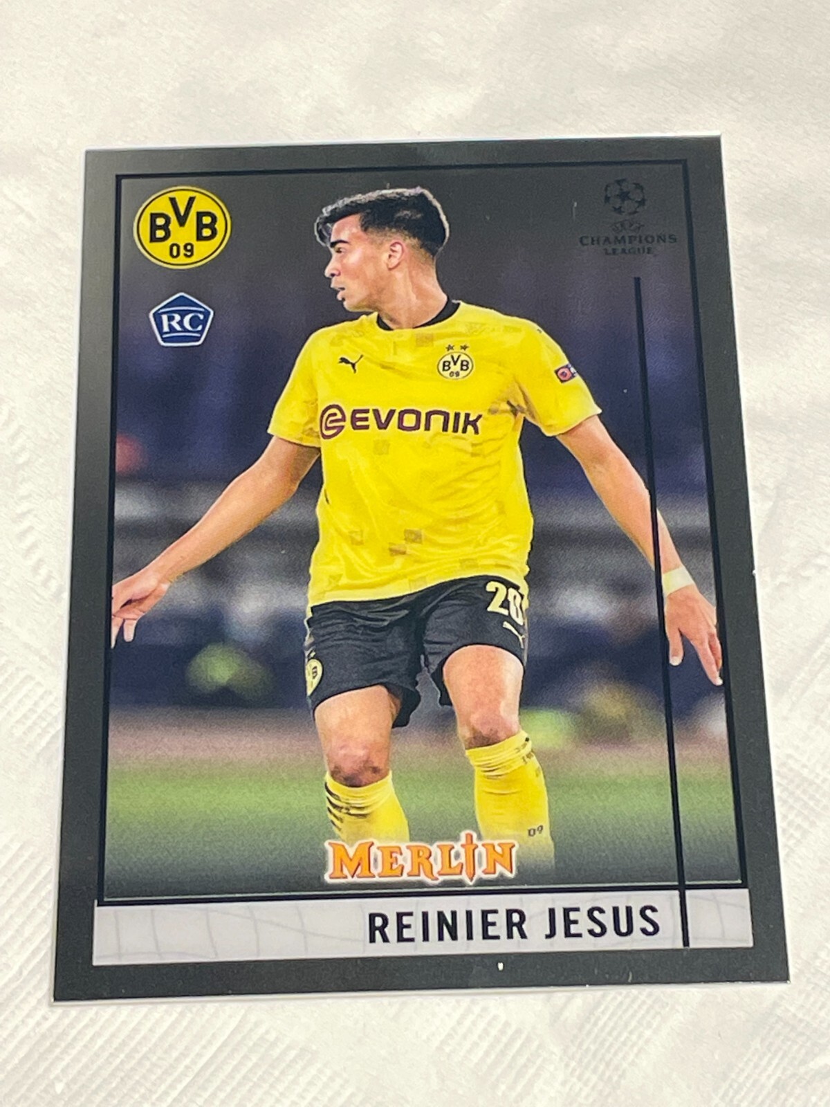 2020-21 Topps Merlin Chrome Base Rookie #92 Reinier Jesus - Dortmund RC