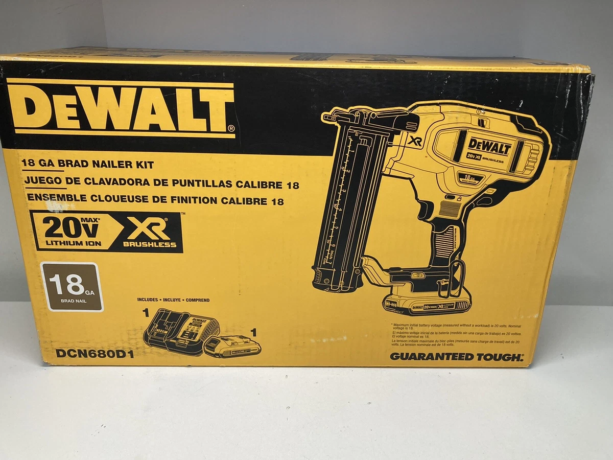 Dewalt Guaranteed tough. Brad Nailer Kit, 18Ga