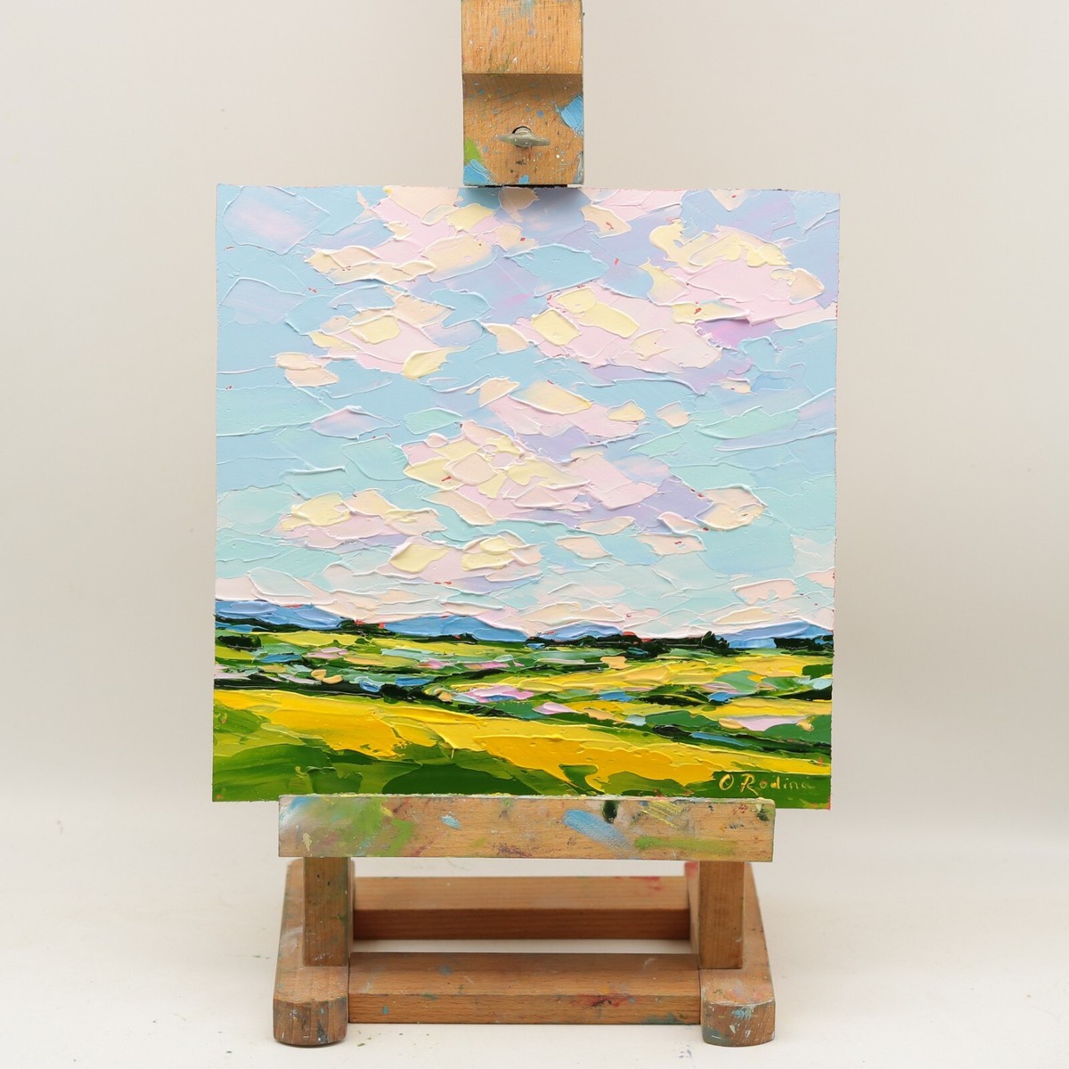 Original Oil Painting - Midwest Landscape Art - Prairie
