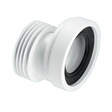 20mm Offset Toilet Pan Connector WC Pan to 110mm (4") Waste Soil Pipe