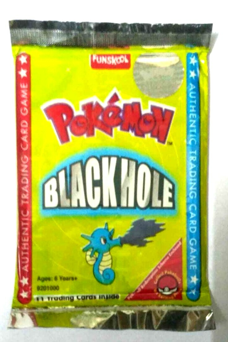funskool pokemon card list INDIA BLACKHOLE SEALED TRADING PACK OF 11 CARD *** Funskool Pokemon TCG India |