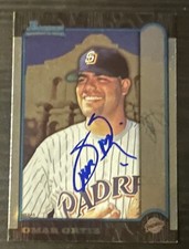 1999 Bowman International#437 Omar Ortiz San Diego Padres Signed Card Autograph