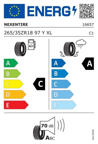 TYRE SUMMER NEXEN 265/35 R18 97Y NFERA SPORT SU2 XL - Picture 2 of 5