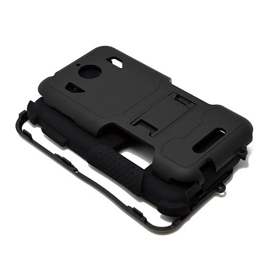 Para HTC Desire 510 512 Resistente Resistente Combo Híbrido Silicona Cubierta Estuche con Pata de Cabra Foto 4 de 4