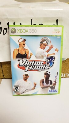 CIB VIRTUA TENNIS 3 MICROSOFT XBOX 360 VIDEO GAME