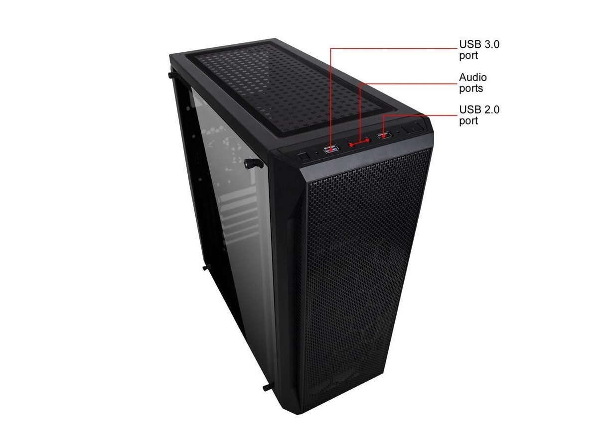 RTX 3060 Nvidia Gaming Computer AMD Ryzen 5 Gaming PC 512GB SSD