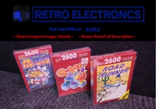 Atari 2600 Red Label NIB Sealed Games LOT #4 OF 6 (Please read the description!)