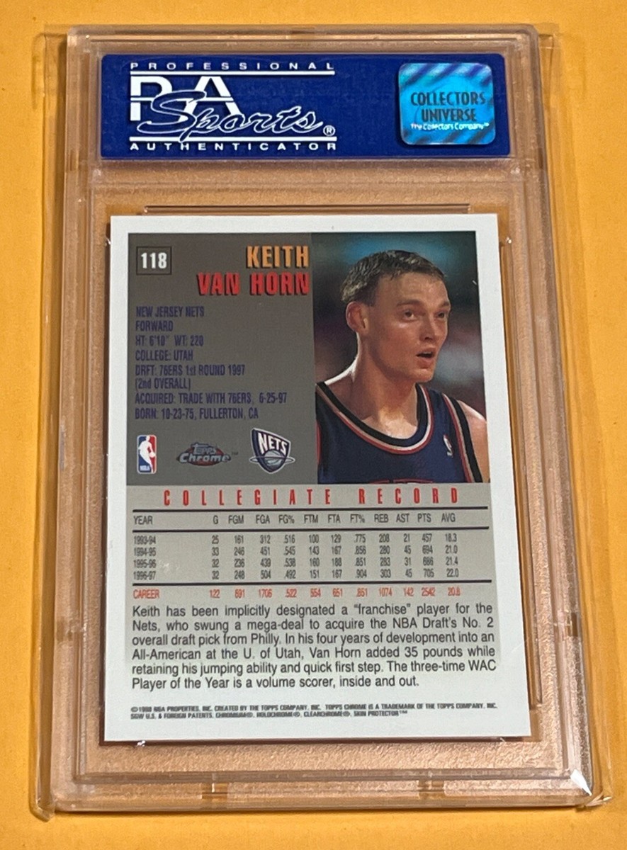1997 Topps Chrome Keith Van Horn #118 Graded PSA 9 | eBay
