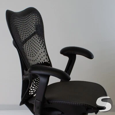 Herman Miller Mirra 1 Chair Replacement Arm Pads for Mirra v1 in Black (1 Pair)