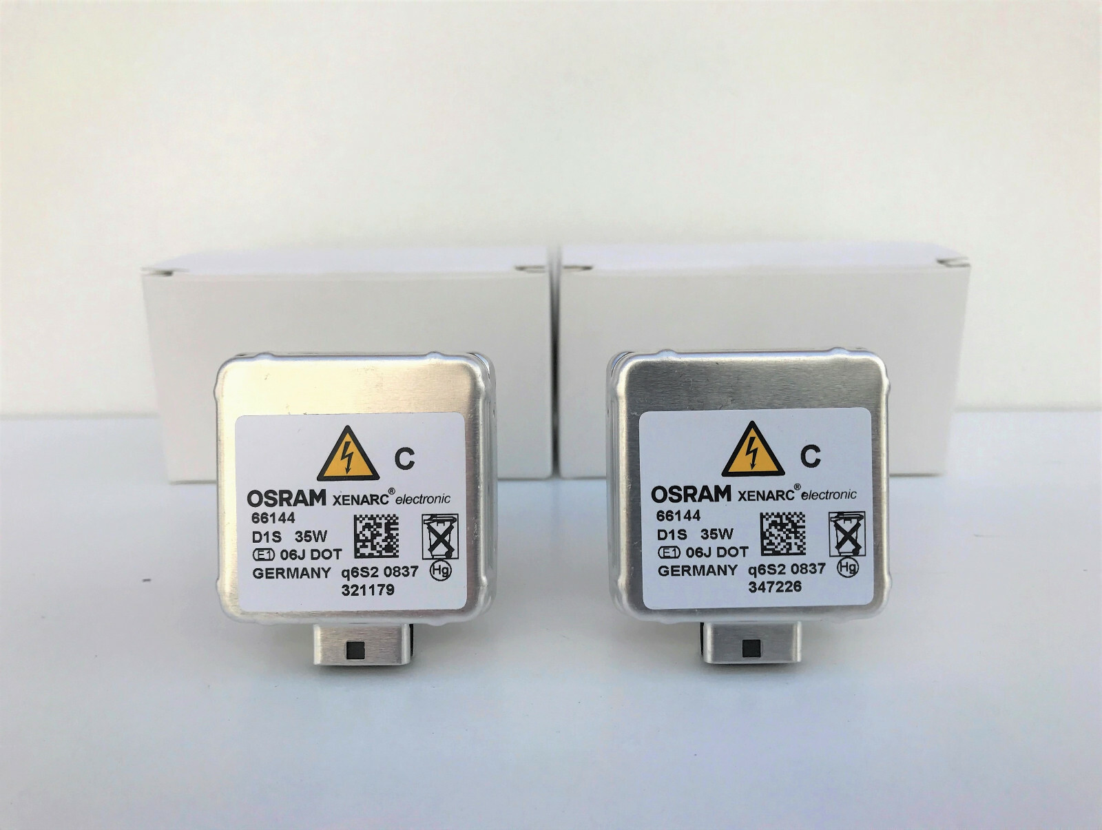 2х New OEM 07-09 Mercedes CLK Osram D1S HID Xenon Headlight Bulb 
