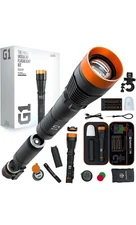 DanForce Rechargeable LED Flashlight - Worldwide Patent, Gift Idea for Him or He